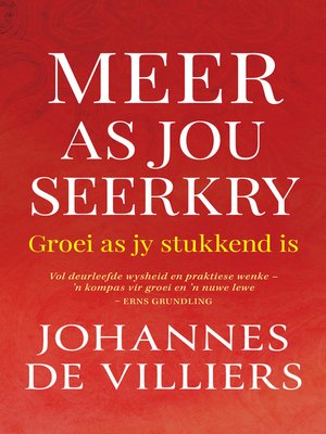 cover image of Meer as jou seerkry